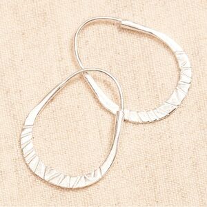 Banana Republic Factory Aureus + Argent Mini Thin Etched Hoop Earrings